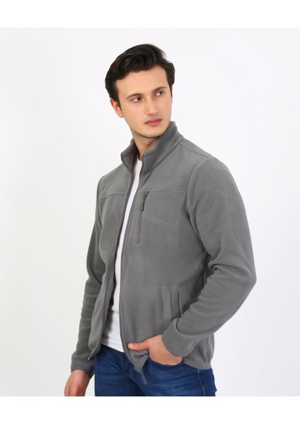 6019 Regular Fit Yumuşak Dokulu Kışlık Mikro Polar Hırka indirimleri