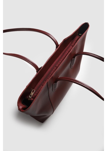 Lagraccio Paris Kadın Mors Büyük Boy Omuz Çantası Bordo indirimleri