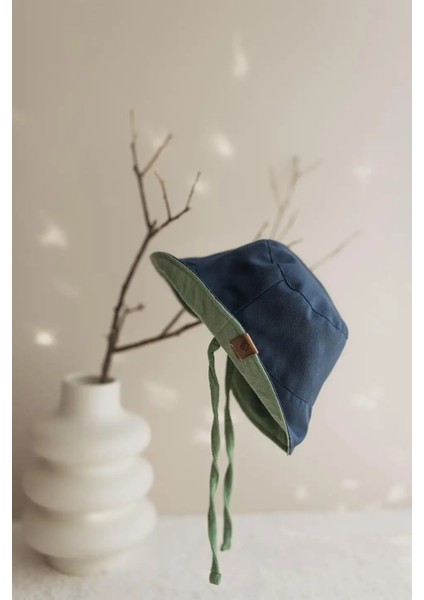 Çift Taraflı Bucket Çocuk Şapka Uv Güneş Korumalı