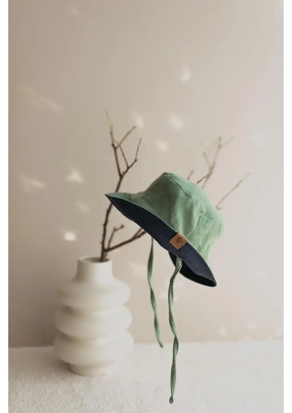 Çift Taraflı Bucket Çocuk Şapka Uv Güneş Korumalı