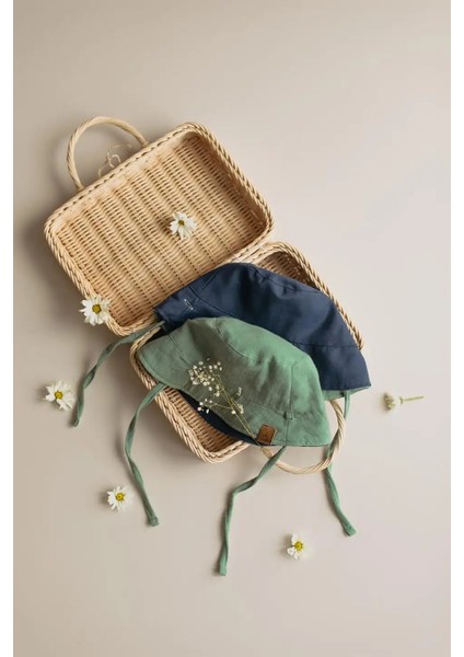 Çift Taraflı Bucket Çocuk Şapka Uv Güneş Korumalı