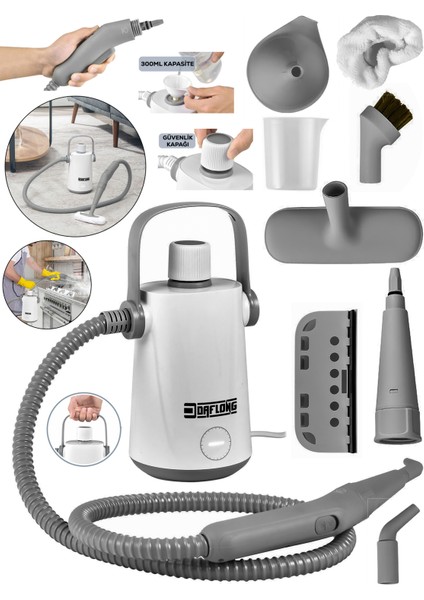 Profesyonel Buharlı Temizleyici Beyaz, Güçlü ve Verimli Temizlik Makinesi fiyatları