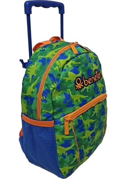 Çekçekli Anaokulu Çantası Yeşil Dinozor Desenli fiyatları