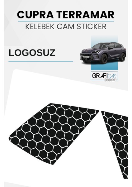 Cupra Terramar Uyumlu Kelebek Cam Sticker Set