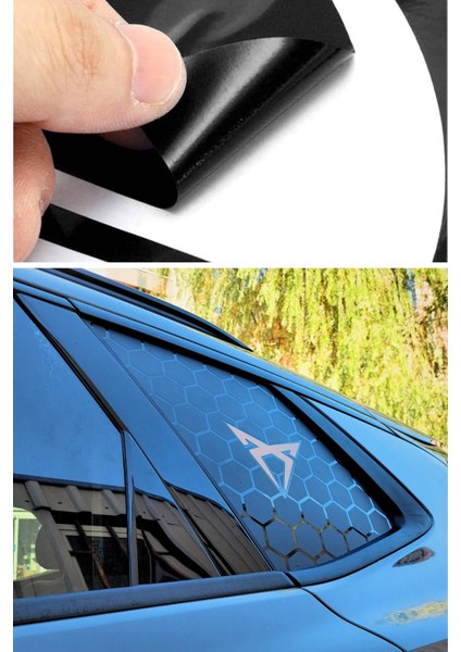 Cupra Terramar Uyumlu Kelebek Cam Sticker Set fırsatları