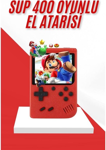 Allzey Nostalji Oyunlu Mini Atari Gamebox 400 Oyunlu El Atarisi fiyatları