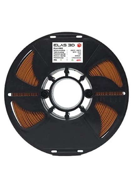 KAHVERENGİ PLA PRO Filament 1.75 mm 1kg