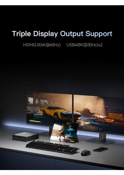 Ms-01 Intel I9 13900H, 64 GB Ddr5 Ram, 1tb M.2 Ssd, 2x 2.5g Lan, Thunderbolt 4, 2x Sfp+, Hdmı, W11 Pro Mini Pc fırsatları