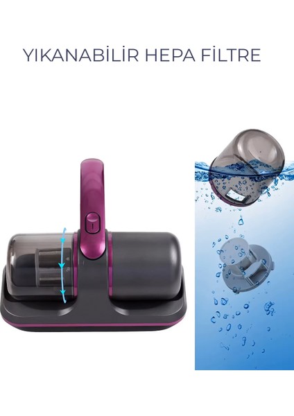 Yüksek Emiş Güçlü Şarjlı El Süpürgesi, 10.000PA, Hafif ve Pratik Temizlik Aracı indirimleri