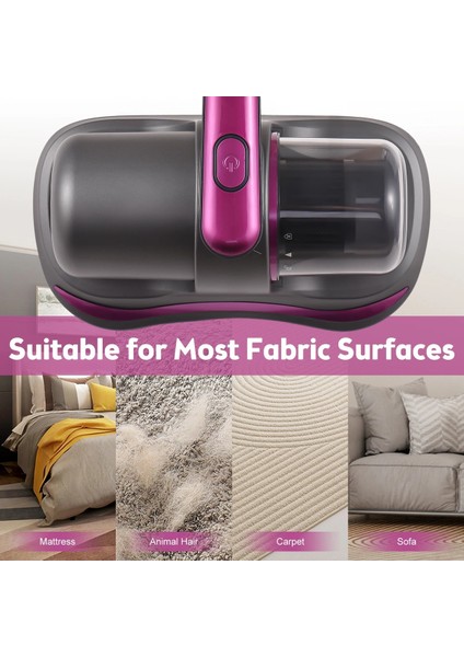 Kablosuz Çok Amaçlı Elektrikli Yatak Kanepe Halı Toz Tüy Süpürgesi modelleri