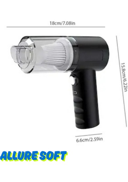 Çok Fonksiyonlu Taşınabilir Vakum Temizleyici, Araç ve Ev Kullanımı Için Ideal indirimleri