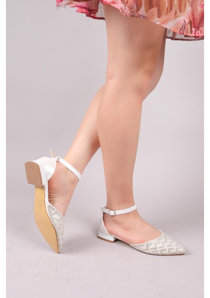 Ecgın Inci Taş Detaylı Bilekten Bağlı Babet Sedef fiyatları