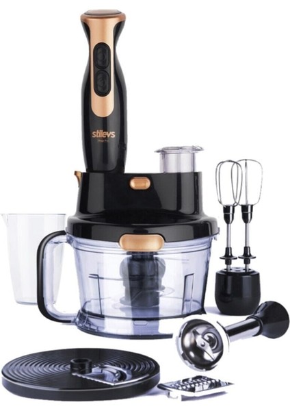 Siyah El Blender Seti, Pratik ve Güçlü Mutfak Yardımcısı