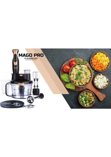 Siyah El Blender Seti, Pratik ve Güçlü Mutfak Yardımcısı