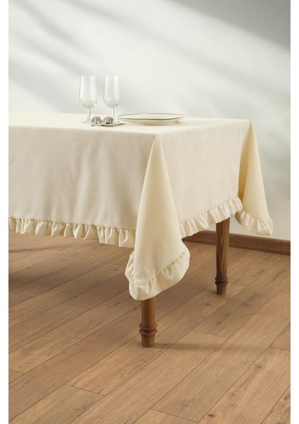 Venedik Fırfırlı Masa Örtüsü