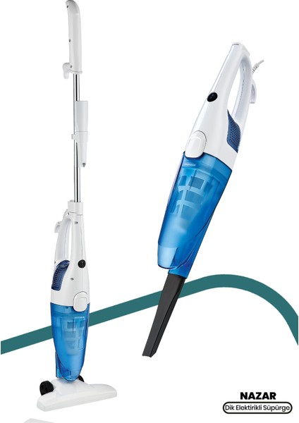 600 W Toz Torbasız Çok Fonksiyonlu Elektrikli Süpürge, Beyaz