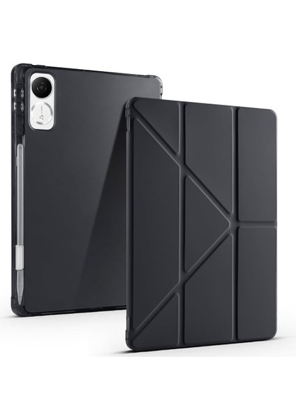 Honor Pad V9/pad Gt 11.5 Inç ile Uyumlu Tri Folding Üçgen Kalem Bölmeli Standlı Kılıf