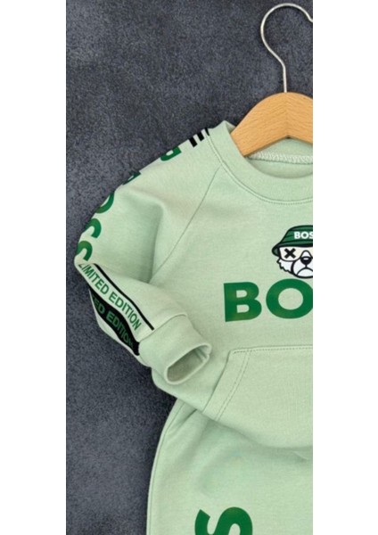 “erkek Bebek Eşofman Takımı Kapşonlu Sweatshirt ve Alt Pantolon 3-18 Ay Rahat Günlük Giyim” indirimleri