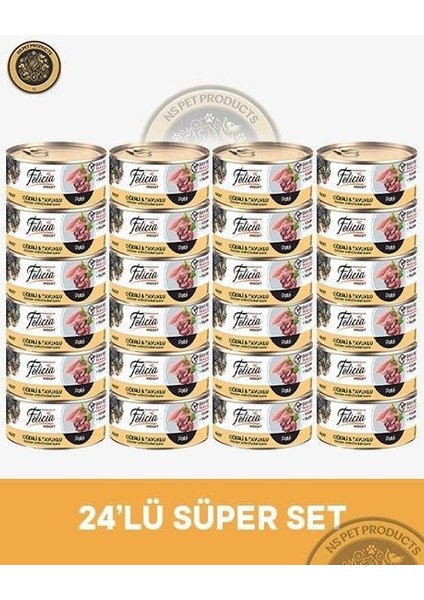 Ciğerli-Tavuklu Yetişkin Kedi Konservesi 24X85GR fiyatları