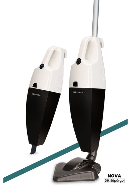 Yüksek Performanslı 2l Toz Hazneli 800W 2in1 Dikey Elektrikli Süpürge, Yıkanabilir Filtreli