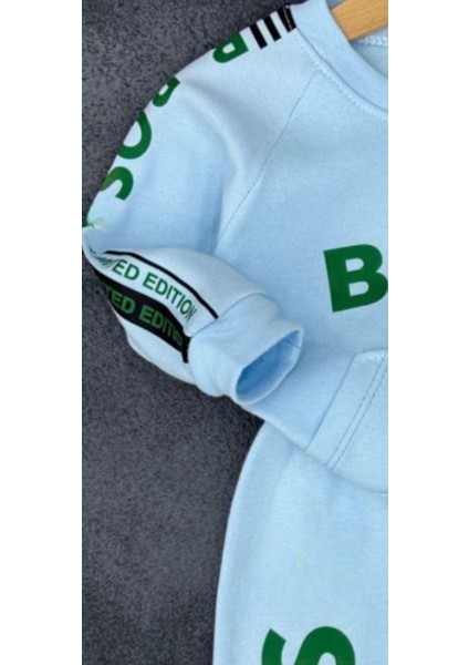 “erkek Bebek Eşofman Takımı Kapşonlu Sweatshirt ve Alt Pantolon 3-18 Ay Rahat Günlük Giyim” indirimleri