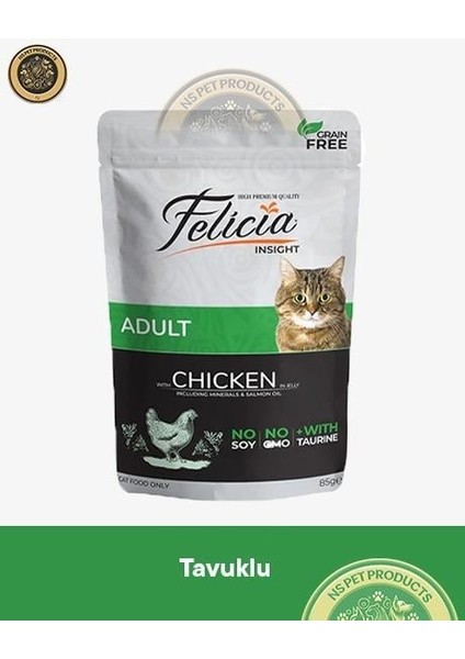 Pouch Kuzu-Somon-Tavuk Yaş Kedi Maması 18X85GR fırsatları