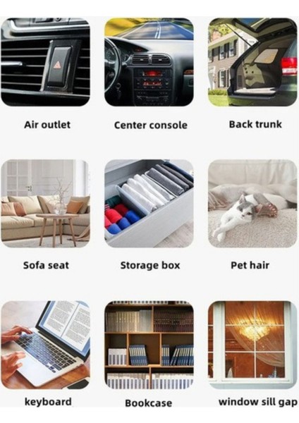 Çok Amaçlı Şarjlı Elektrikli El Süpürgesi, Araba ve Ev Kullanımı Için Mükemmel