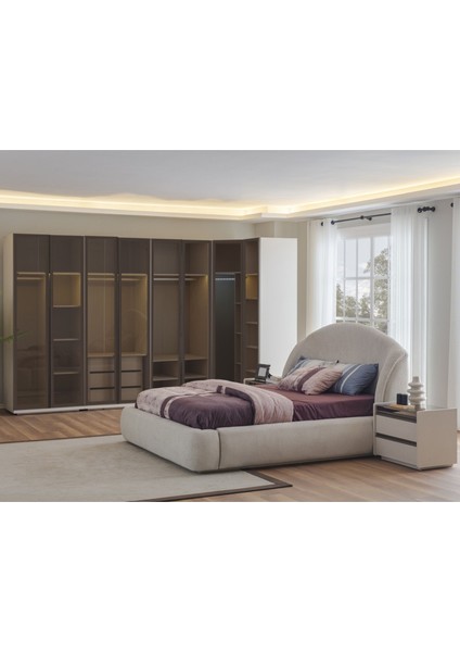Luna Vol3 Bedroom (Bed Without Storage 160X200CM) fiyatları