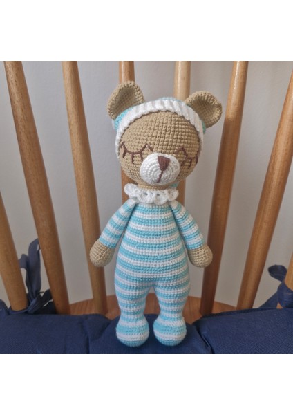 Pijamalı Ayıcık Uyku Arkadaşı Amigurumi modelleri