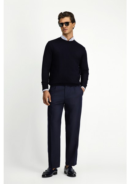 Bisiklet Yaka Regular Fit Triko Kazak