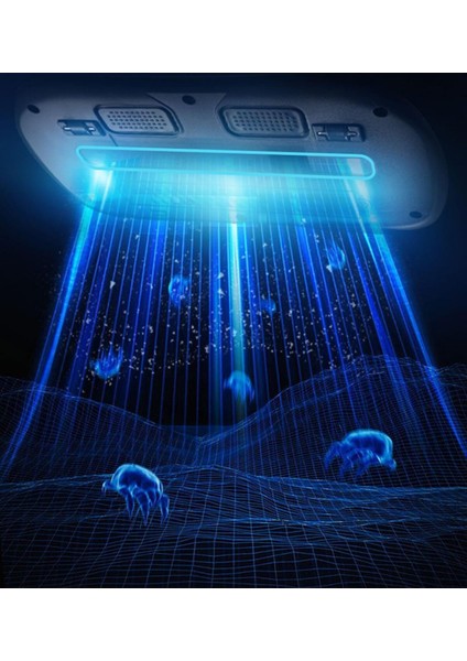 Şarjlı Uv-C Işıklı El Süpürgesi, 8kpa, 100W, Çarşaf ve Yastık Temizliği