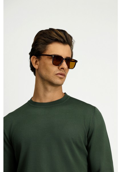 Bisiklet Yaka Regular Fit Triko Kazak