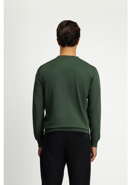 Bisiklet Yaka Regular Fit Triko Kazak modelleri