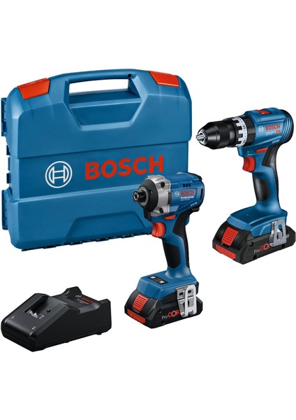 Gsb 18V-45 + Gdr 18V-215 + 2 x 4.0AH