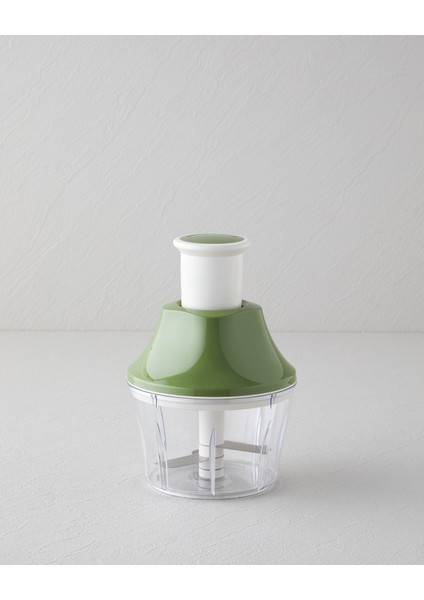 Yeşil Plastik El Rondosu, Mutfak Gereçleri, 13,2X13,2X15,3 cm