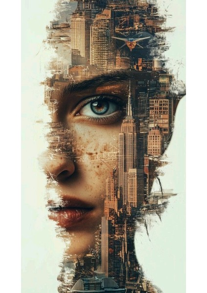 3 Lü Modern Sanat Portre Ev Duvar Salon Güzellik Salonu Ofis Dükkan Dekarasyon Kanvas Tablo fırsatları