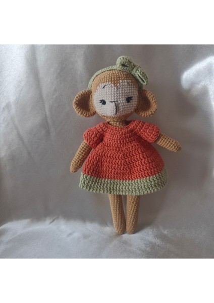 Çok Renkli Sevimli Maymun Amigurumi
