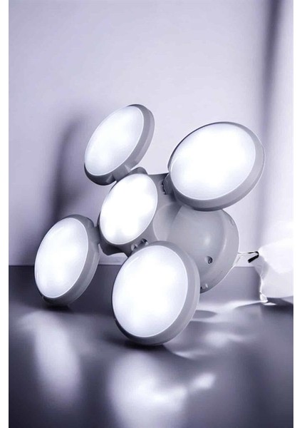 Msa-Shop Güneş Enerjili Solar Aydınlatma Kamp Çadır Lambası Şarjlı Ampül LED Şarjlı El Feneri Işıldak