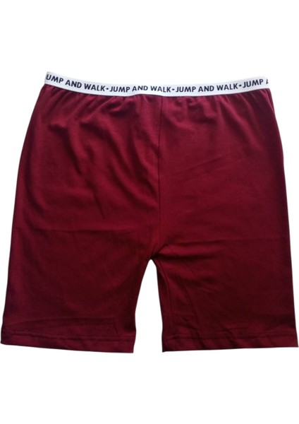 Bayan Yazı Desenli Esnek Yumuşak Kumaşlı Boxer