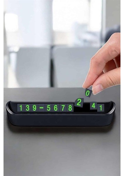 Msa-Shop Araba Park Numaratörü Araç Içi Numaralık Değiştirilebilir Çevirmeli Mini modelleri