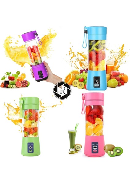 Şarjlı 3 Bıçaklı Mini El Rondosu, 250ML, Mavi, Pratik ve Kullanışlı fiyatları