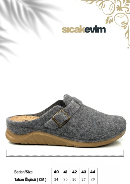 Erkek Ev Terliği – Poli Taban Hafif Tabanlı Sıcak Tutan Halı Terliği Gri fırsatları