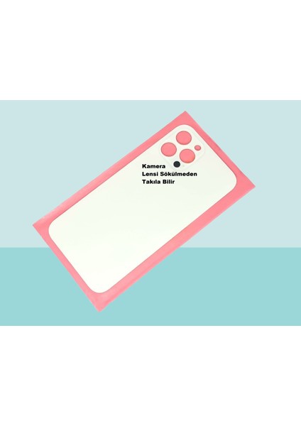 - iPhone 12 Pro Max Arka Pil Batarya Kapağı - Cam Kapak Geniş Lens Deliği - Beyaz fırsatları
