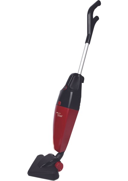 AU3401 Star Dik Elektrikli Süpürge, Siyah, Güçlü ve Hafif Temizlik Aracı
