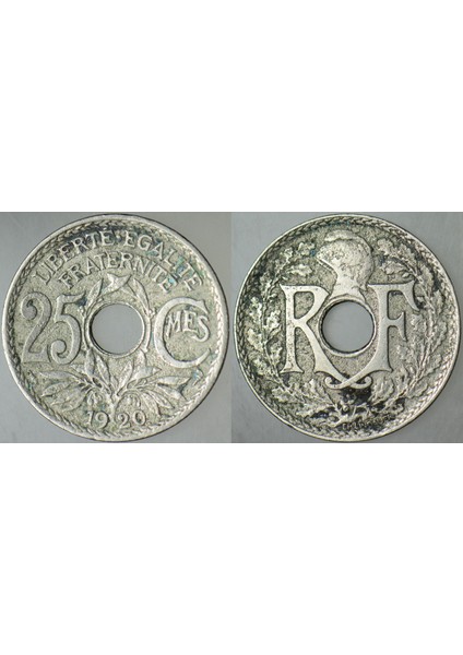 Fransa 25 Centimes 1920.