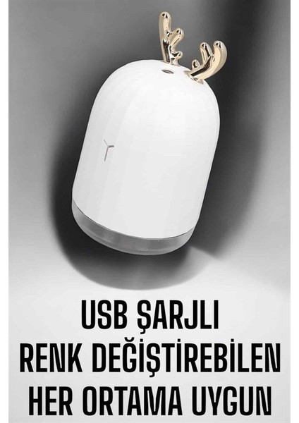 Msa-Shop Aromaterapi Hava Temizleyici Buhar Makinesi Taşınabilir Şarjlı