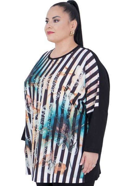 Kadın Büyük Beden Oversize Salaş Bluz Tunik