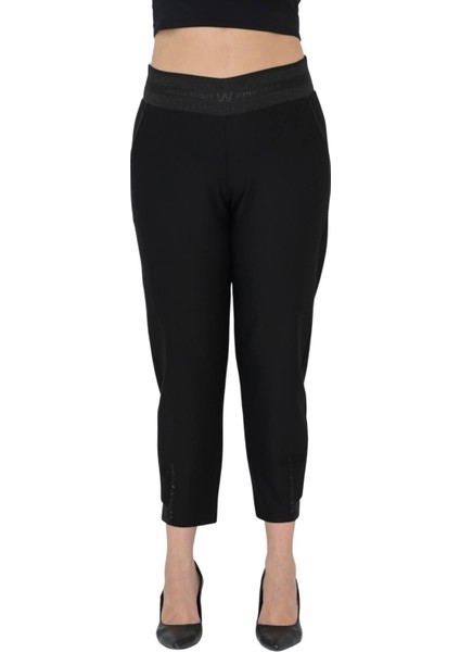 Kadın Büyük Beden Toparlayıcı Yüksek Bel Boru Paça Pantolon