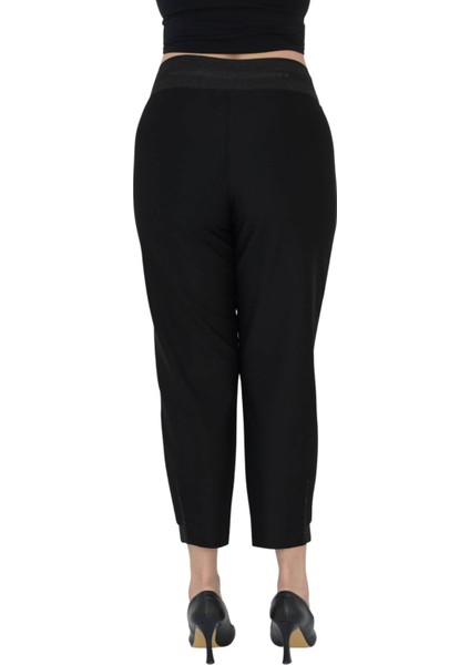 Kadın Büyük Beden Toparlayıcı Yüksek Bel Boru Paça Pantolon