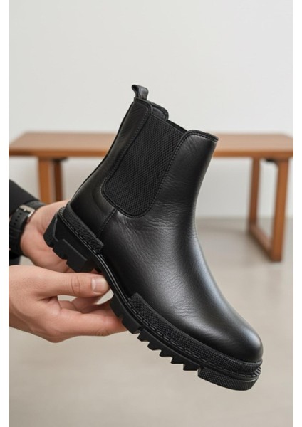 F111 Soğuk Geçirmez Chelsea Özel Taban Erkek Kışlık Bot indirimleri